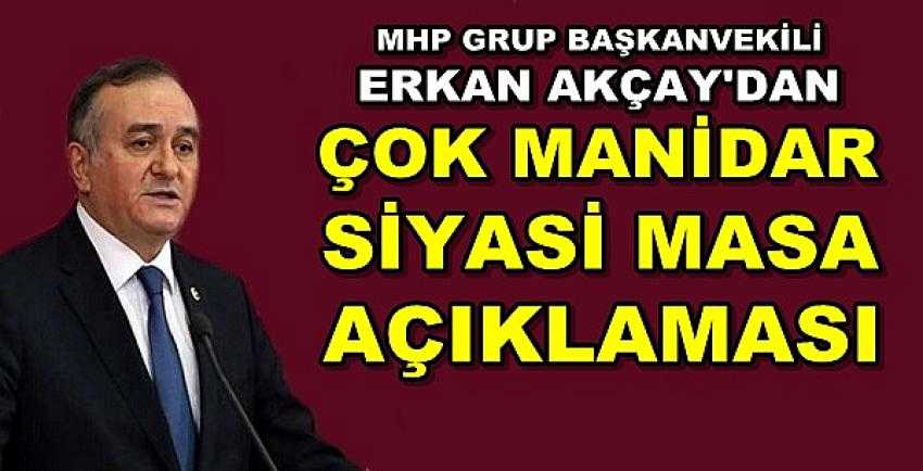 MHP'li Akçay Siyasetteki Masa Tartışmasına Katıldı