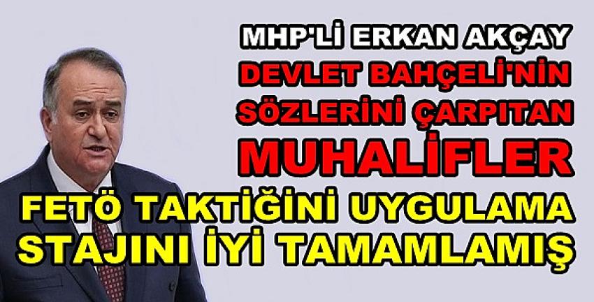 MHP'li Akçay'dan Bahçeli'nin Sözünü Çarpıtanlara Tepki  