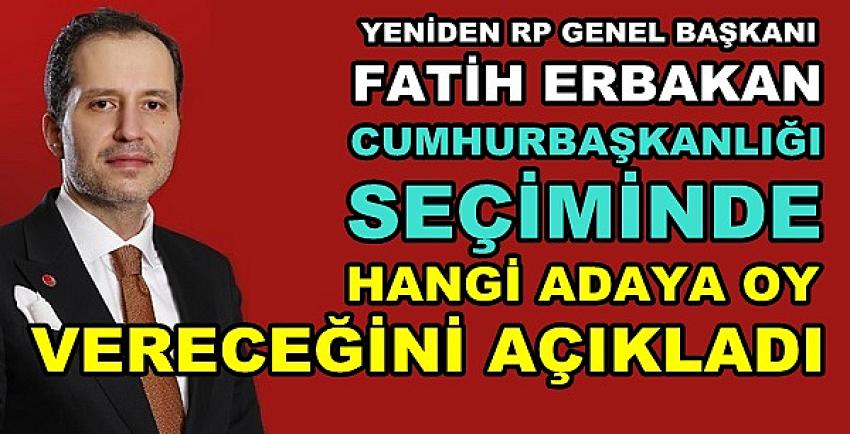 Fatih Erbakan'dan Cumhurbaşkanlığı Seçimi Açıklaması  