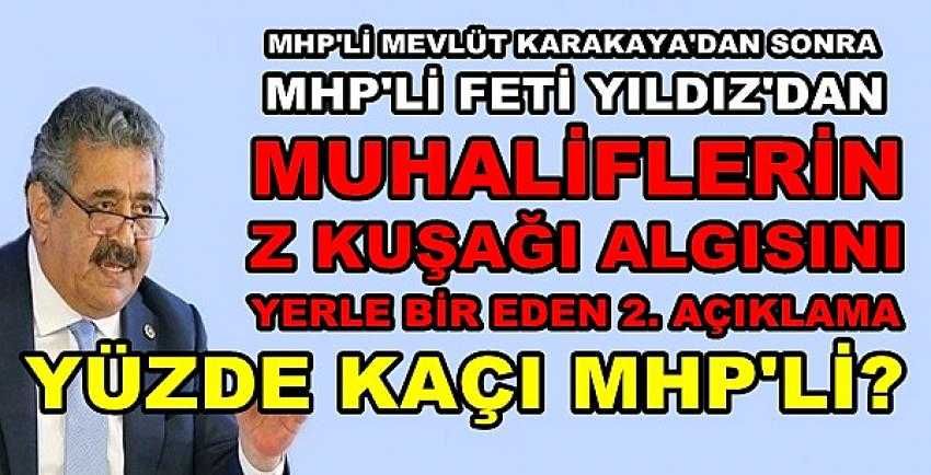 MHP'li Yıldız'dan Z Kuşağının MHP'yi Destekleme Oranı      