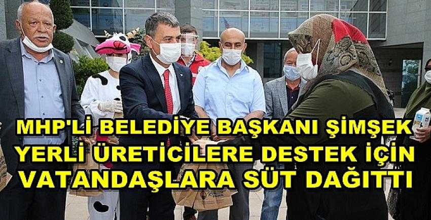 MHP'li Başkan Şimşek'ten Süt Üreticilerine Destek