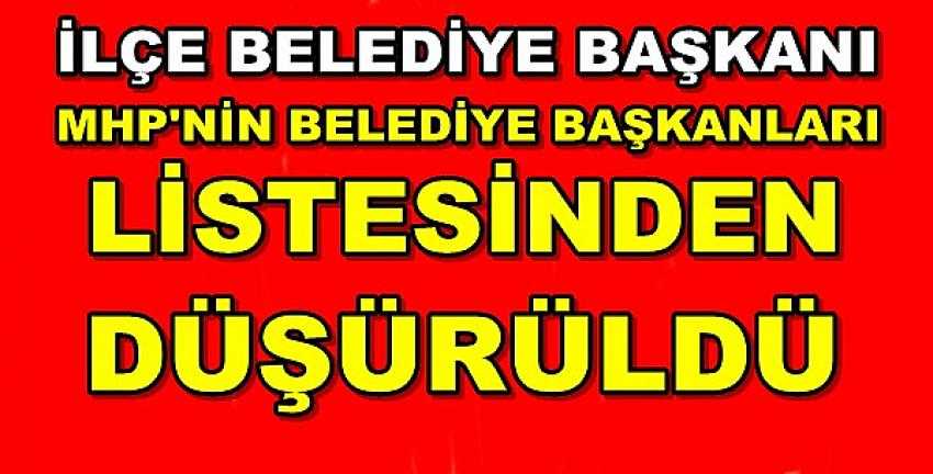 İlçe Belediye Başkanı MHP Listesinden Düşürüldü