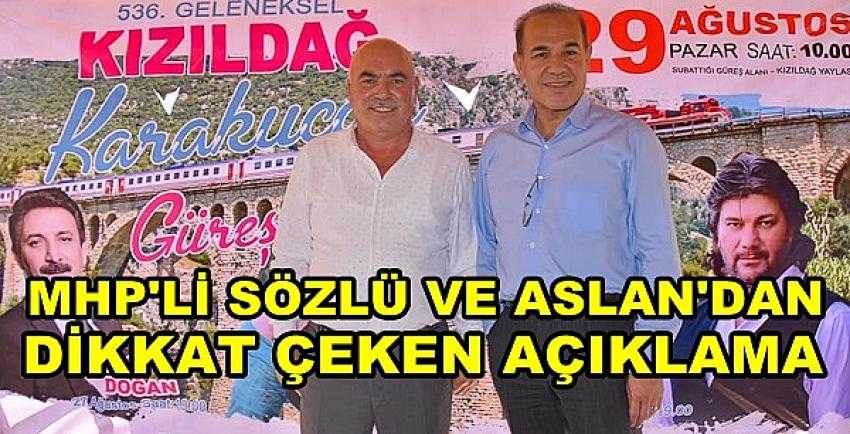 MHP'li Başkan Aslan'dan Kızıldağ Güreş Etkinliği Tanıtımı    