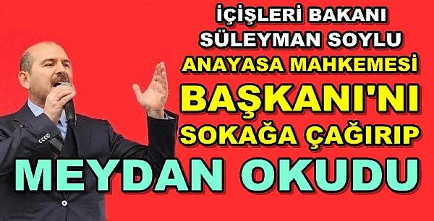 Bakan Soylu'dan Anayasa Mahkemesi Başkanı'na Rest