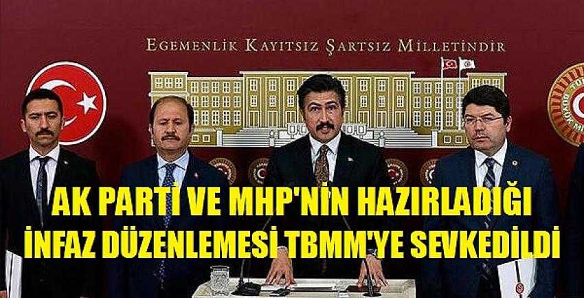 İnfaz Düzenlemesi TBMM Başkanlığına Sevkedildi