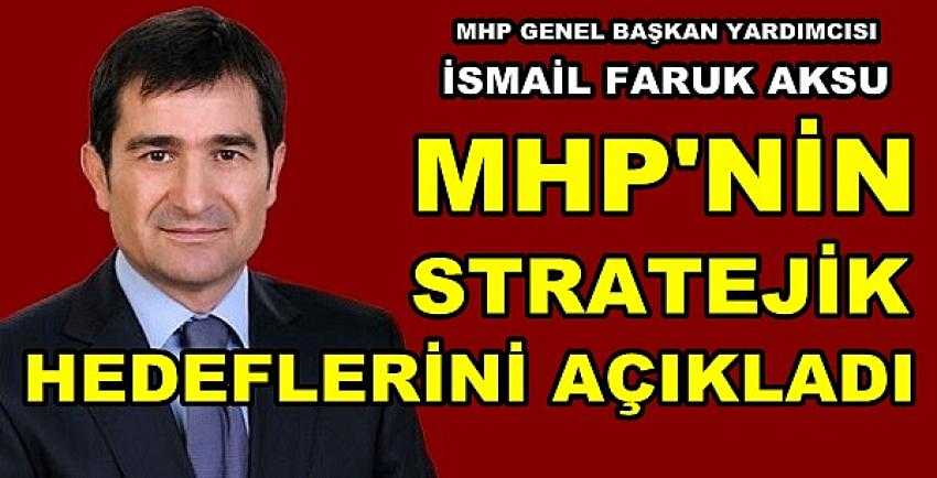 MHP'li Aksu MHP'nin Stratejik Hedeflerini Açıkladı