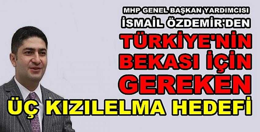 MHP'li Özdemir'den Türkiye'ye Üç Kızılelma Hedefi   