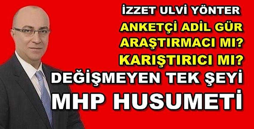 MHP'li Yönter'den Anketçi Adil Gür'e Sert Tepki