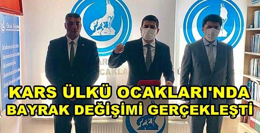 Kars Ülkü Ocakları Başkanlığı'nda Bayrak Değişimi    