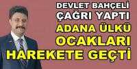 Adana Ülkü Ocakları'ndan Bahçeli'nin Çağrısına Jet Cevap