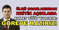 Ülkü Ocaklarından Kritik Açıklama: Göreve Hazırız  