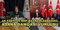 Ak Parti ve MHP Bayramlaşmasına Adana Damgası Vuruldu