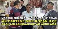 Ak Parti ve MHP Kozan İlçe Başkanlarından Ortak Açıklama  