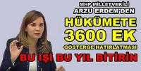 MHP'li Erdem: 3600 Ek Gösterge Bu Yıl Çıkmalıdır