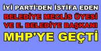 İP'ten İstifa Eden Belediye Meclis Üyesi MHP'ye Geçti