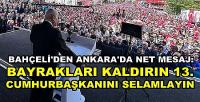 Bahçeli'den Ankara Etimesgut Omuz Omuza Mitingi  