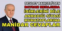 Bahçeli'den Siyasi Muhataplarına Manidar Mesajlar  