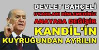 Bahçeli'den Yargıya: Kandil'in Kuyruğundan Ayrılın  