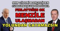 MHP Lideri Bahçeli'den Cumhurbaşkanı Erdoğan'a Çağrı   