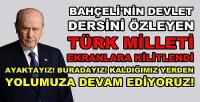 Bahçeli'nin Devlet Dersini Özleyenler Ekranlara Kilitlendi  