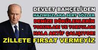 Bahçeli: Denize Dökülenlerin Torunlarına Fırsat Vermeyiz  