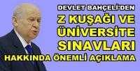 Bahçeli'den Z Kuşağı ve Üniversite Sınavı Açıklaması     