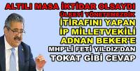 MHP'li Yıldız'dan İtirafçı İP Milletvekiline Manidar Cevap