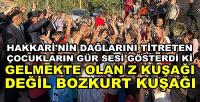 Hakkari'nin Dağlarını Titreten Çocukların Haykırışı  