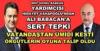 MHP'li Vahapoğlu'ndan Ali Babacan'a Net Sorular