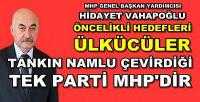 MHP'li Vahapoğlu'ndan MHP Hakkında Çarpıcı Bir Tespit