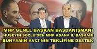 MHP'li Sözlü'den MHP Adana Teşkilatı'nın Teklifine Destek