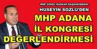 Hüseyin Sözlü'den MHP Adana İl Kongresi Açıklaması  