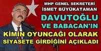 MHP'li Büyükataman'dan Davutoğlu ve Babacan'a Tepki 