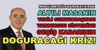 MHP'li Karakaya'dan Altılı Masanın Önerdiği Sisteme Yorum   