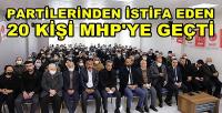 Andırın'da Partilerinden İstifa Eden 20 kişi MHP''ye Geçti       