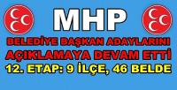 MHP 55 Belediye Başkan Adayını Daha Belirleyip Açıkladı