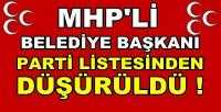 MHP'li Belediye Başkanı Parti Listesinden Düşürüldü   