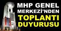 MHP Genel Merkezi'nden Toplantı Açıklaması 