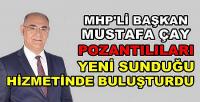 MHP'li Başkan Çay Yeni Bir Hizmetinde Halkı Buluşturdu  