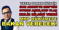 Osman Diyadin'den MHP Hakkında Flaş Kulis Bilgileri    