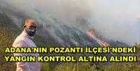 Adana'nın Pozantı İlçesi'ndeki Yangın Kontrol Altına Alındı