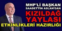 MHP'li Başkan Aslan'dan Kızıldağ Etkinlikleri Hazırlığı  