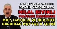 MHP'li Yalçın'dan MHP'yi Hedef Alan Kuytul'a Tepki  