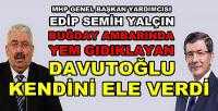 MHP'li Yalçın'dan Bahçeli'yi Hedef Alan Davutoğlu'na Tepki    
