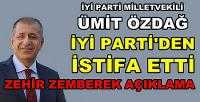 İyi Parti Milletvekili Ümit Özdağ Partisinden İstifa Etti 