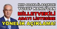 MHP'li Kanlı'dan Milletvekili Adayı Listesi Açıklaması  