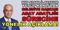 MHP Adana İl Başkanı Kanlı'dan Yerel Seçim Süreci    