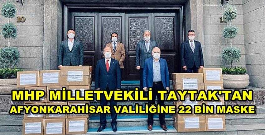 MHP'li Taytak Valiliğe 22 Bin Maske Bağışladı 