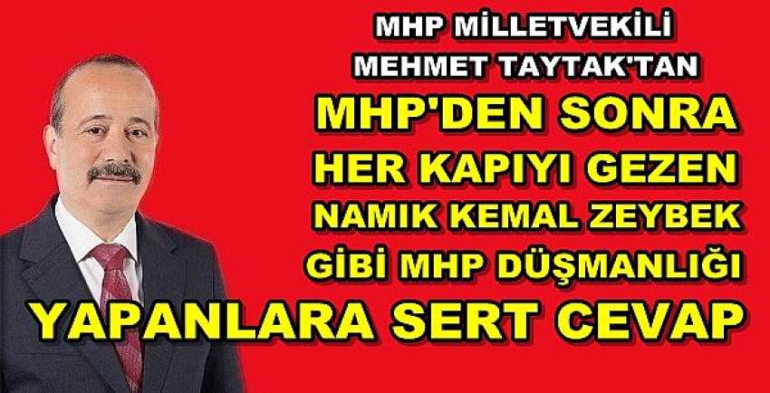 MHP'li Taytak'tan MHP Düşmanlığı Yapanlara Sert Tepki    