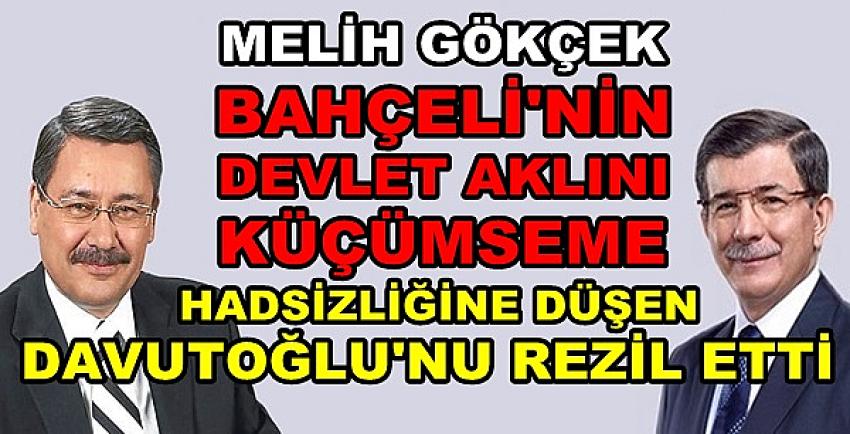 Melih Gökçek Bahçeli'yi Hedef Alan Davutoğlu'nu Rezil Etti
